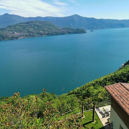 Mia Isola With Lake View, Garden And Swimming Pool Parzanica ภายนอก รูปภาพ