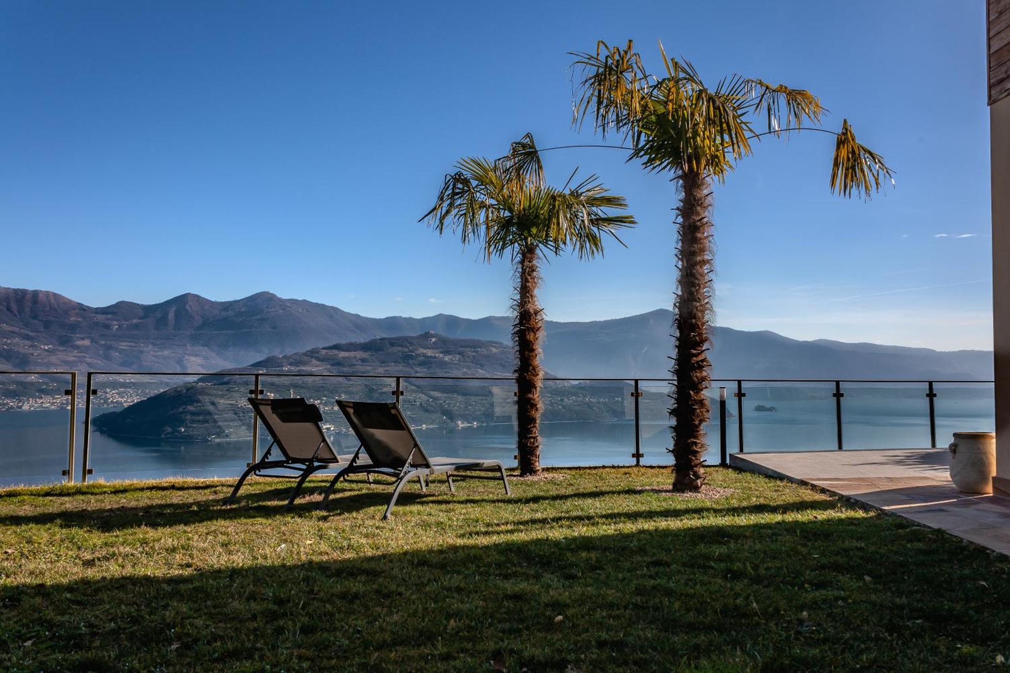 Mia Isola With Lake View, Garden And Swimming Pool Parzanica ภายนอก รูปภาพ
