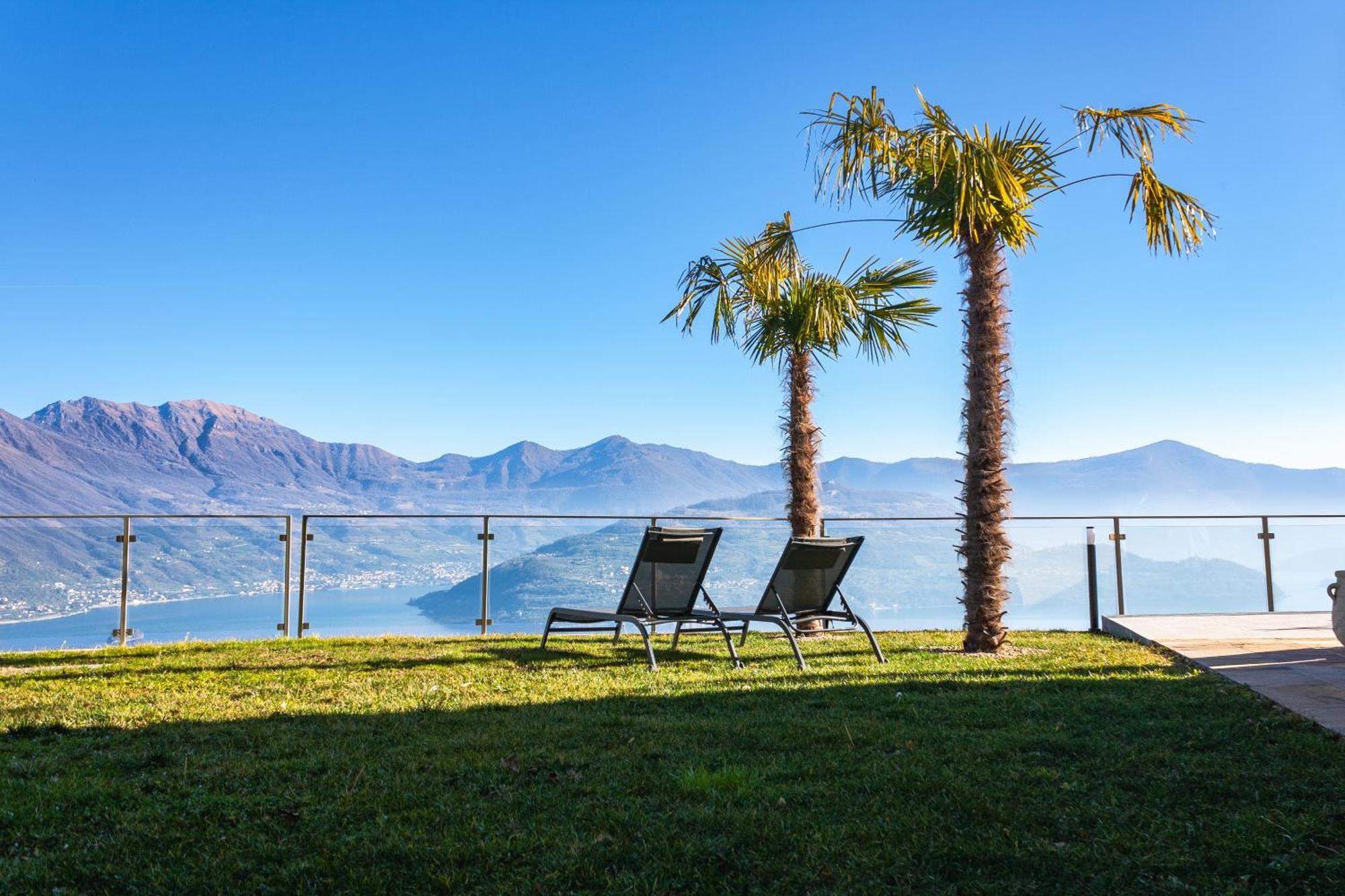 Mia Isola With Lake View, Garden And Swimming Pool Parzanica ภายนอก รูปภาพ