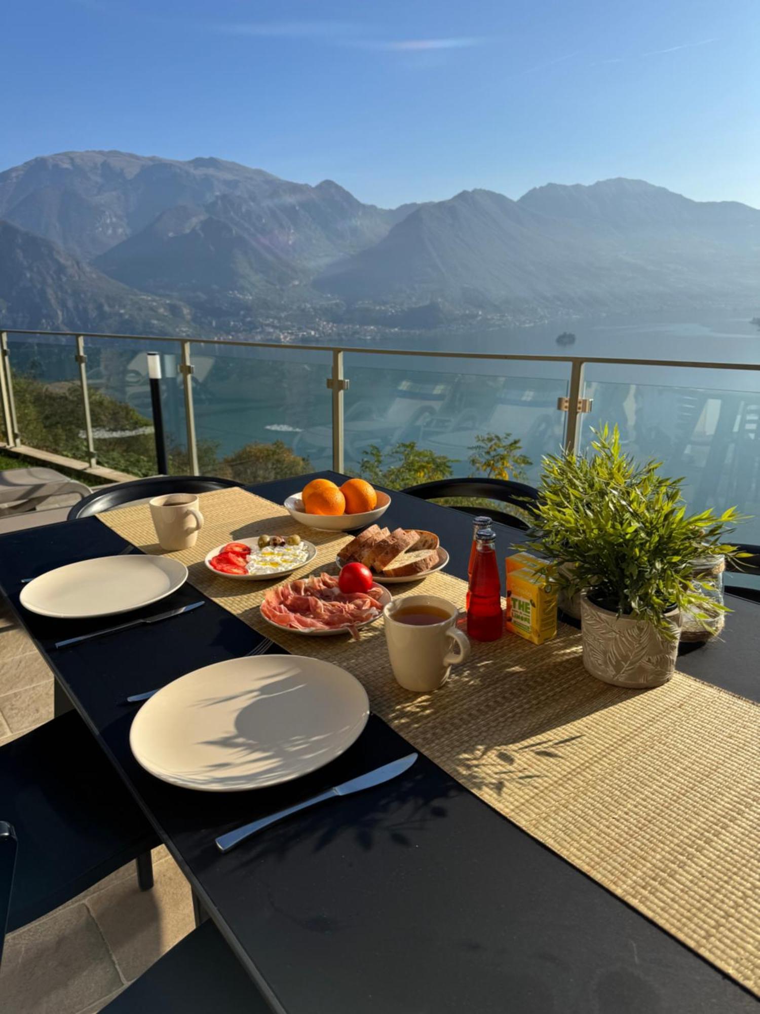 Mia Isola With Lake View, Garden And Swimming Pool Parzanica ภายนอก รูปภาพ