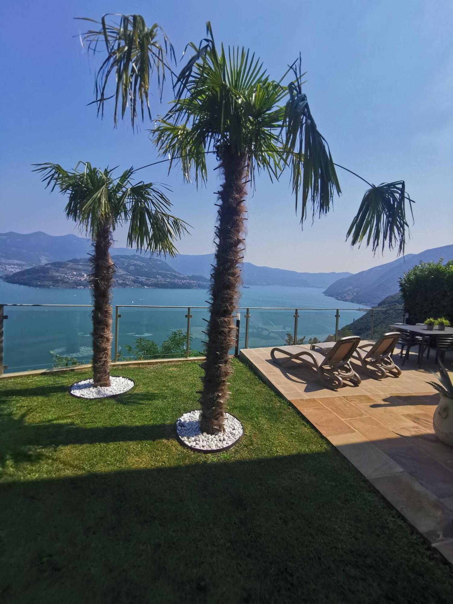 Mia Isola With Lake View, Garden And Swimming Pool Parzanica ภายนอก รูปภาพ
